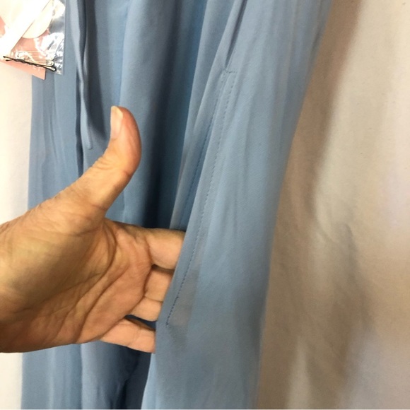 Birdy Grey Women’s Dress Moni Silver Gray Side Pockets Convertible Back - Picture 4 of 10